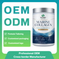 Collagène Marin Hydrolysé en Poudre 500g OEM ODM – Complément Alimentaire pour la Peau et les Cheveux des Adultes