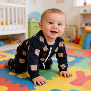 Ropa de Bebé de Algodón Orgánico al por Mayor con Certificado CPC, 13 Colores, Conjunto de Ropa <span class=keywords><strong>para</strong></span> Bebé, Mameluco - Product Image 4