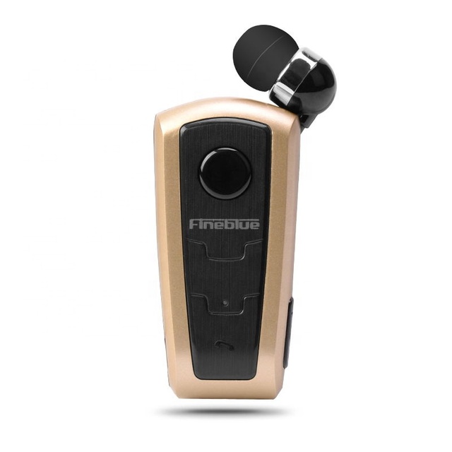 Wholesale FineBlue F910 V5.0 Mini Wireless Driver Headset Vibrating Alert Clip Sports Running Earpiece Retractable Headphones