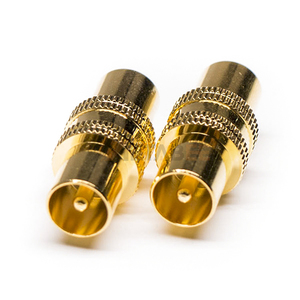 Kit adaptador de <span class=keywords><strong>audio</strong></span> y video CCTV, conector BNC RCA PAL de 75 ohmios chapado en oro para sistema de seguridad y cable coaxial de cine en casa - Product Image 2