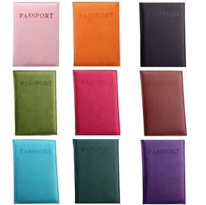 Fundas de Pasaporte de Cuero PU Inglés de Alta Calidad, Funda para Documentos, Porta Pasaportes de Viaje, Porta Tarjetas de Identificación, Accesorio de Viaje - Product Image 5