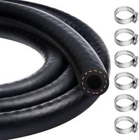 Tuyau en caoutchouc universel résistant au carburant et à la chaleur, idéal pour l'extérieur, avec réduction pour les commandes en gros