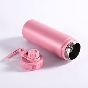 Bouteille d'eau isotherme en acier inoxydable avec logo personnalisé, 18oz, 22oz, 25oz, 32oz, revêtement poudré, cadeaux promotionnels pour événements sportifs - Product Image 5