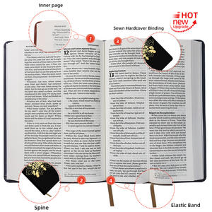 Biblia KJV de Cuero de Grano Completo con Cubierta Personalizable para Pedidos de Ministerio - Product Image 3
