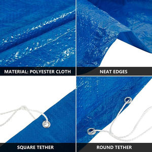 Couverture de <span class=keywords><strong>piscine</strong></span> gonflable ronde de 6 pieds (72 pouces) Vectus China Wholesale, facile à installer, en bâche PE durable, anti-poussière et imperméable. - Product Image 3