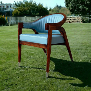 Chaise de salle à manger en bois massif de haute qualité, moderne et confortable, pour la maison, l'hôtel, le restaurant, le café - Product Image 1