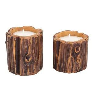 China suppliers OEM wholesale ODM fancy decoration tree trunk candles