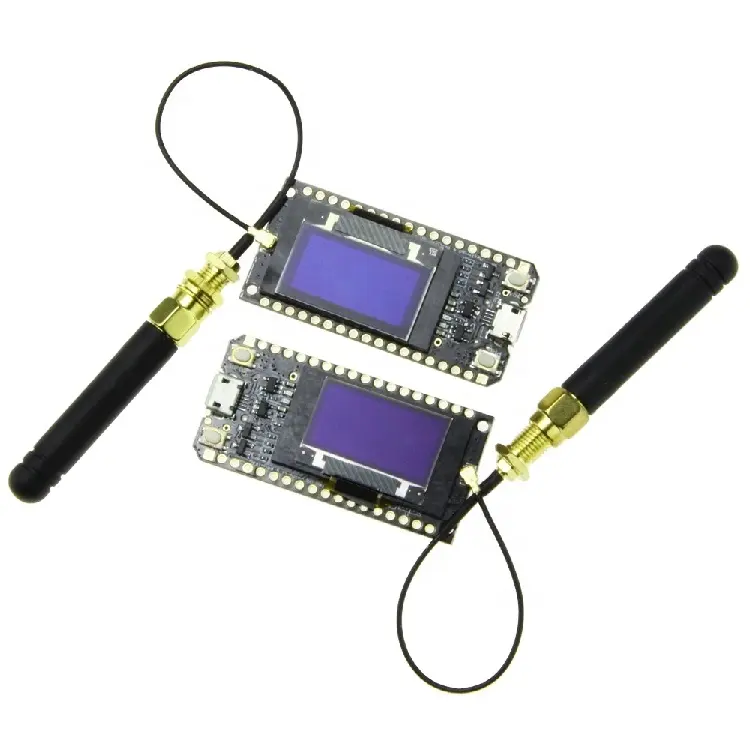 Lilygo TTGO lorlora V1.0 868/915Mhz MCU32 LORA WIFI anten ile 0.96 inç OLED Bluetooth wifi modülü