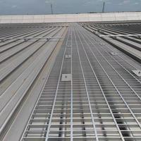 Grille extérieure en acier galvanisé pour armature de béton Plate-forme de caillebotis en acier inoxydable dentelé moderne et durable