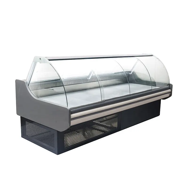 Supermarket deli cabinet display meat freezer refrigerator