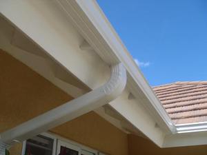 Système de gouttière en PVC UPVC Kenya K Style carré, couleur marron, 5,2 pouces - Product Image 5