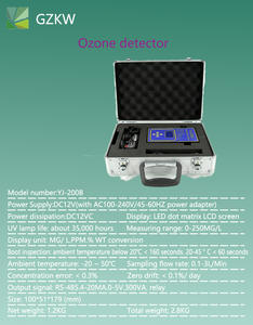 Equipamento portátil detecção concentração ozônio Analisadores gás para detecção ozônio - Product Image 6