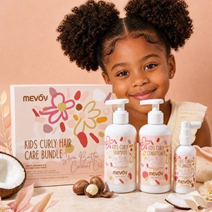 Kids Curly Hair Growth Set Rosemary Oil <strong>Shampoo</strong> Conditioner Leave in for Black Children - Product Image 1