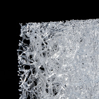 Matériau de Rembourrage Respirant et Très Élastique pour Matelas et Oreillers en Fibre d'Air POE Polymère 4D Importé, Imperméable et Uni