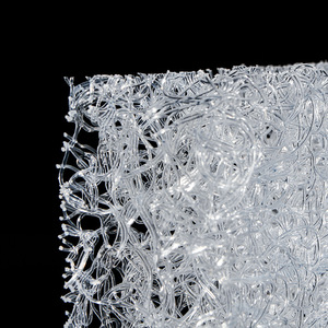 Nhập khẩu 4D Polymer PoE sợi không khí làm bằng đệm/nệm thoáng khí Độ đàn hồi cao Gối chèn đệm Vật liệu làm đầy - Product Image 4