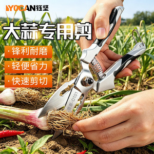 Yocan Garlic Pruning <b>Shears</b> D101 Stainless Steel Spring Loaded Garden <b>Tool</b> For Harvesting And Trimming - Product Image 1