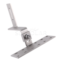 Système de fixation de toit en acier inoxydable A2 solaire, réglable 3 fois, pour tuiles