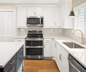 Gabinete de Cocina de Madera Estilo Shaker Modular de Diseño Moderno Personalizado para Villa - Product Image 2