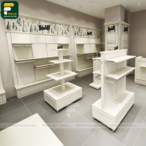 Présentoir de Magasin de Vêtements Haut de Gamme, Meuble de Boutique, Étagère Murale, Comptoir de Caisse, Luminaire Miroir - Product Image 2