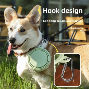 FDA Giấy Chứng Nhận <span class=keywords><strong>CE</strong></span> Xách Tay Thân Thiện Với Môi Silicone Bát Con Chó Mô Hình Rắn Có Thể Gập Lại Ngoài Trời Nước Và Thực Phẩm Bát Cho Bên Ngoài Trung Chuyển - Product Image 4