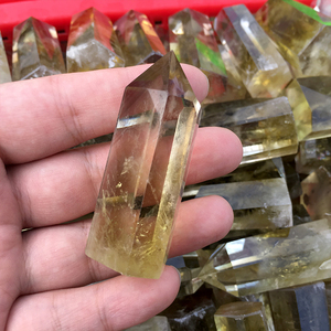 Smoky <span class=keywords><strong>Citrino</strong></span> Cristalli Pietre Curative Chiaro <span class=keywords><strong>Quarzo</strong></span> <span class=keywords><strong>Citrino</strong></span> Punti - Product Image 5