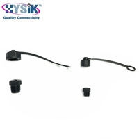 Tapa de Sellado M8 IP67, Impermeable, Macho y Hembra, Cubierta Antipolvo para Cable de Conector M8