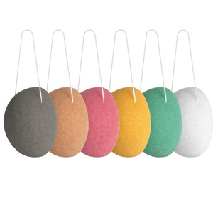 Hot Hàn Quốc Konjac miếng bọt biển tre Than tự nhiên cơ thể miếng bọt biển cho chăm sóc da mặt bóng loại tắm miếng bọt biển làm lưới sợi Net hoa - Product Image 3