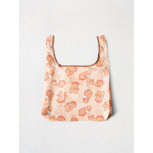 กระเป๋าพับเก็บรูปหัวใจสีน้ำตาลทนทาน, กระเป๋าขนาดกลางสามารถซักได้กระดาษคราฟท์ถ่ายเทความร้อนรีไซเคิลได้ง่ายสำหรับการโฆษณา - Product Image 1