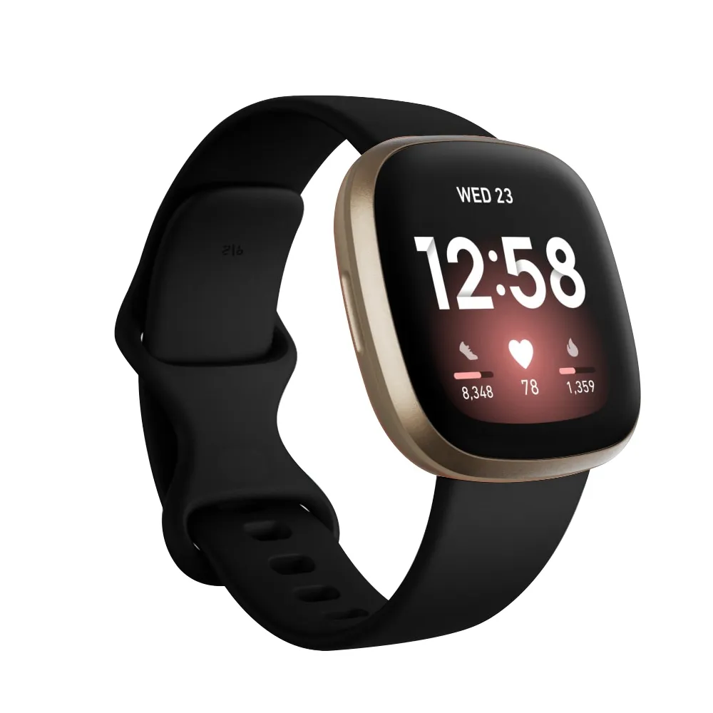 RYB Für Fitbit Sense / Fitbit Versa 3 Silikon band Armband Uhren gürtel, Versa 3 Gummi Smartwatch Band
