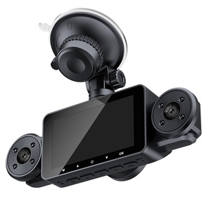 뜨거운 판매 1080P 자동차 4 렌즈 Dashcam 360 보안 G 센서 도로 모니터와 야간 투시경 운전 비디오 레코더 - Product Image 1