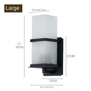 Lámpara de pared al aire libre impermeable estilo europeo balcón al aire libre LED lámpara impermeable al aire libre patio luz de pared decorativa - Product Image 6