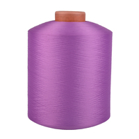 Wholesale High Tenacity Dyed Fancy Yarn 100% Polyester Filament DTY Textured Yarn