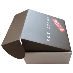 Yilucai Custom Logo Printed Eco Friendly Tuck Top Small Corrugated 4x4x2 Shipping Boxes