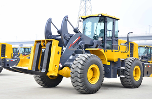 25Ton batu garpu pemuat LW600KN-T25 tugas berat roda <span class=keywords><strong>Loader</strong></span> untuk tambang tambang dan blok batu aplikasi pemuatan - Product Image 6