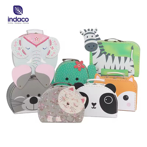 Caja de Regalo Personalizada con Diseño de Animales y Asa para Juguetes de Niños de Lujo - Product Image 3