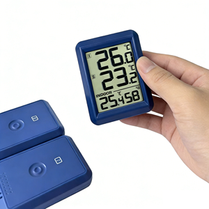 <strong>Digital</strong> Portable Refrigerator Thermometer with Dual <strong>Sensor</strong> LCD Display for Fridge Temperature Gauge and Cold Storage Monitor Use - Product Image 2