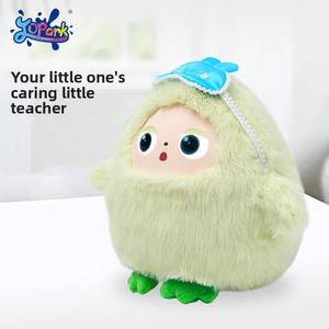 Jouet en peluche intelligent et éducatif Jopark ODM Kawaii Dun Dun Ledodo AI, mignon, vert, doux, en tissu de coton, vente en gros - Product Image 4