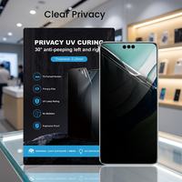 Protection d'écran, film de protection anti-espionnage UV TPU EPU pour 15 Pro Max, ultra fin, toucher doux, smartphone intelligent