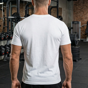 เสื้อยืดโอเวอร์ไซส์ไซส์ใหญ่พิเศษ พิมพ์โลโก้ได้ เสื้อยืดผ้าฝ้ายเรียบสำหรับผู้ชาย ราคาถูก ขายส่ง เสื้อยืดเปล่า พิมพ์ลายกราฟิกตามสั่ง - Product Image 2