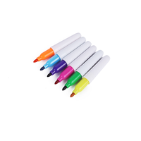 Mini marqueur d'art permanent coloré avec porte-clés à clip
