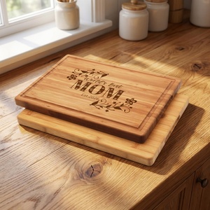 Papan Pemotong Kayu Personalisasi untuk Ibu dengan Nama Anak, Papan Pemotong Kayu dengan Ukiran Khusus, Hadiah Dapur untuk Nenek, Hadiah Khusus untuk Ibu - Product Image 6