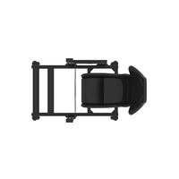 Simulateur de conduite à entraînement direct SimJack, boîte de boutons, boîte de vitesses à palettes, volant à dégagement rapide, simulateur de course de mouvement