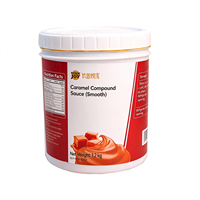 1,2 kg de garniture à la sauce caramel pour la décoration de gâteaux et desserts, pâtisserie et boulangerie, saveur riche et sucrée, pot en vrac, fournitures de décoration de gâteaux