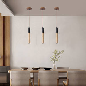 Lámpara Colgante de Estilo Japonés Wabi-Sabi para Dormitorio, Color Crema, Estilo Retro Nórdico, LED de Piedra Media - Product Image 2