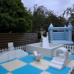 Jeu de <span class=keywords><strong>piscine</strong></span> en mousse pour enfants, espace intérieur <span class=keywords><strong>rectangulaire</strong></span>, blanc, équipement de location kinder - Product Image 6