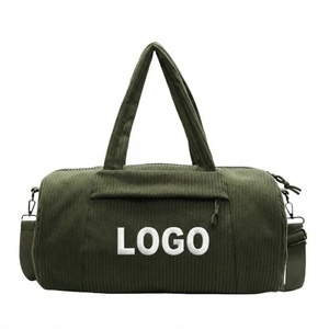 Sac de voyage compact en velours côtelé, coutures renforcées, multi-poches, léger, durable, directement de l'usine - Product Image 1