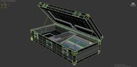 Étui de transport et de rangement professionnel personnalisé en aluminium pour équipement DJ et instruments, en métal dur