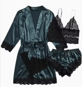 Stocks clairs, vente en gros de vêtements, inventaire de vêtements, vêtements pour hommes et femmes, prix bas, vêtements de nuit, vêtements de nuit <span class=keywords><strong>sexy</strong></span>, pyjamas luxueux et romantiques, 100% - Product Image 3