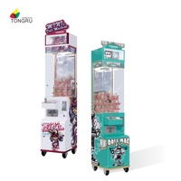American Mega Mini Toy Candy Grabber Machine Petit jeu de vente avec accepteur de billets Jouet à griffes de grue à pièces pour enfants