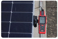 Mesureur d'irradiation solaire UNI-T UT381PV pour l'installation et la maintenance de panneaux solaires dans les centrales photovoltaïques et les tests